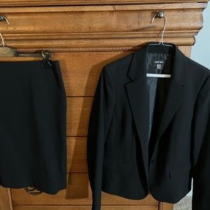 Black Suit with Pencil Skirt